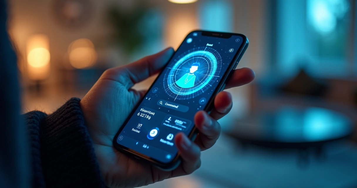 Interface de aplicativo com recursos de inteligência artificial 