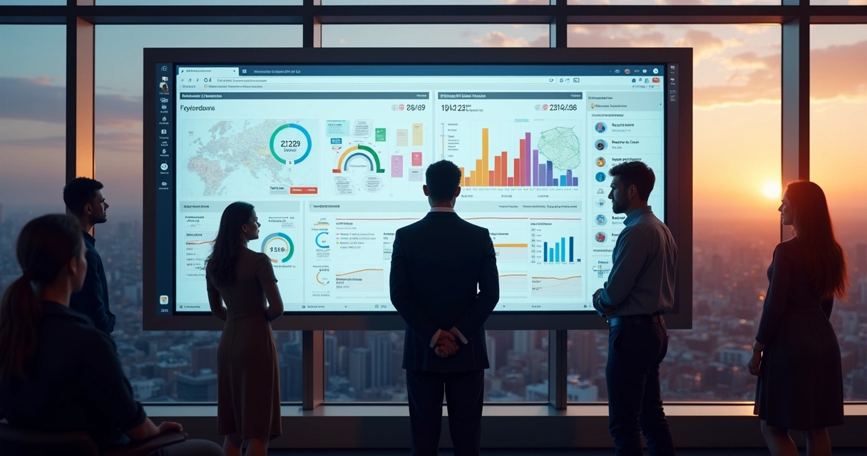 Dashboard de gestão de projetos com IA 