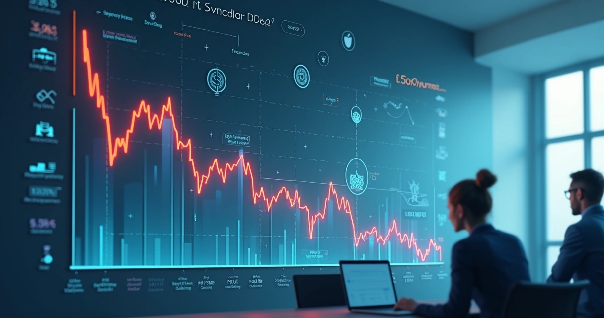 Gráfico mostrando queda brusca no sucesso de projetos de inteligência artificial em empresas. 