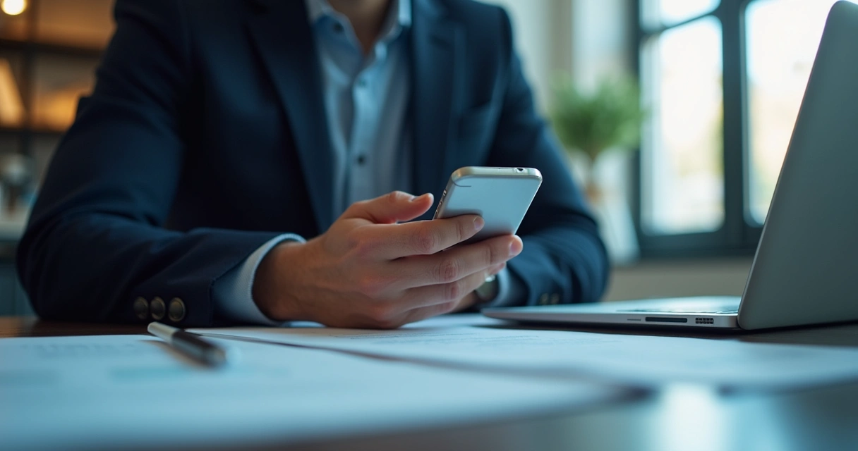 Usuário usando aplicativo empresarial em múltiplos dispositivos 