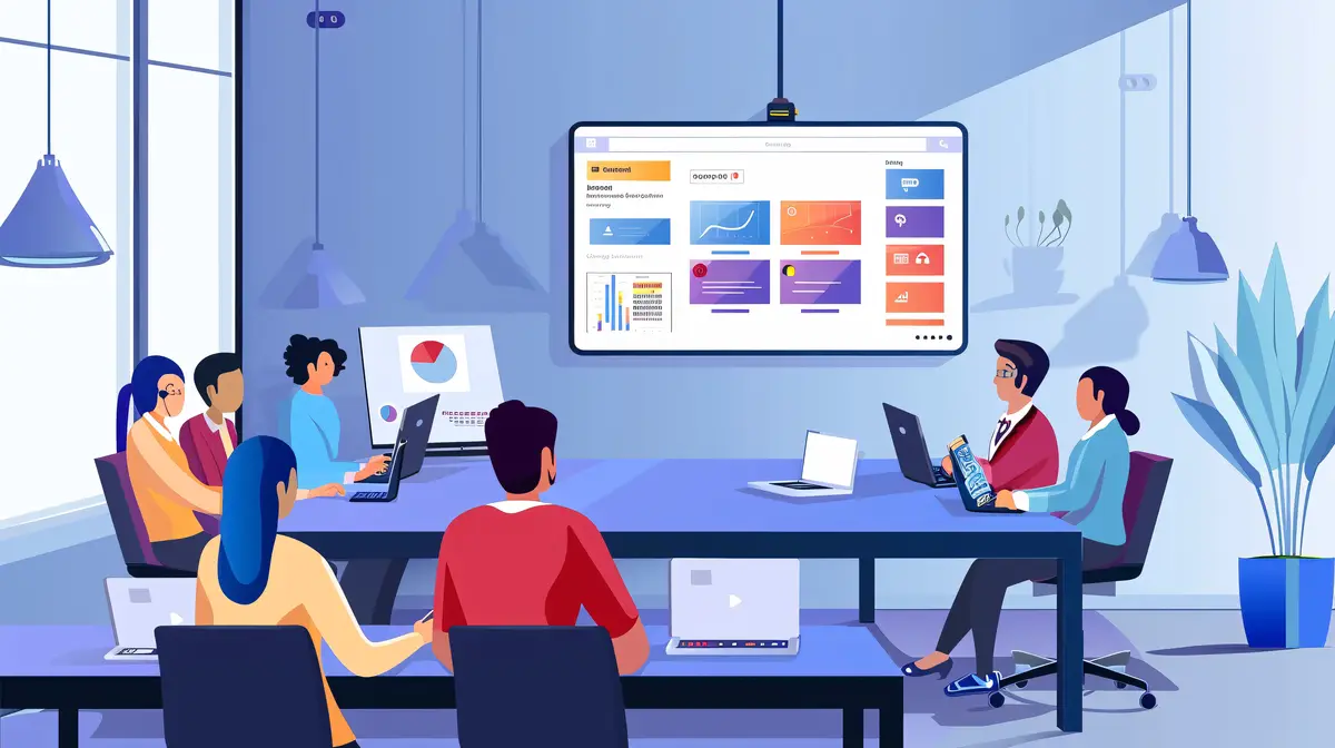 Designers Video Conferencing Designers conducting a video conference meeting